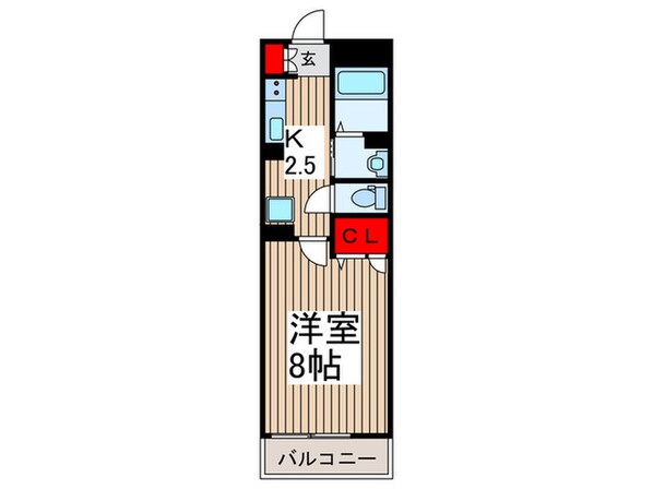 サンフラワ－北原の物件間取画像